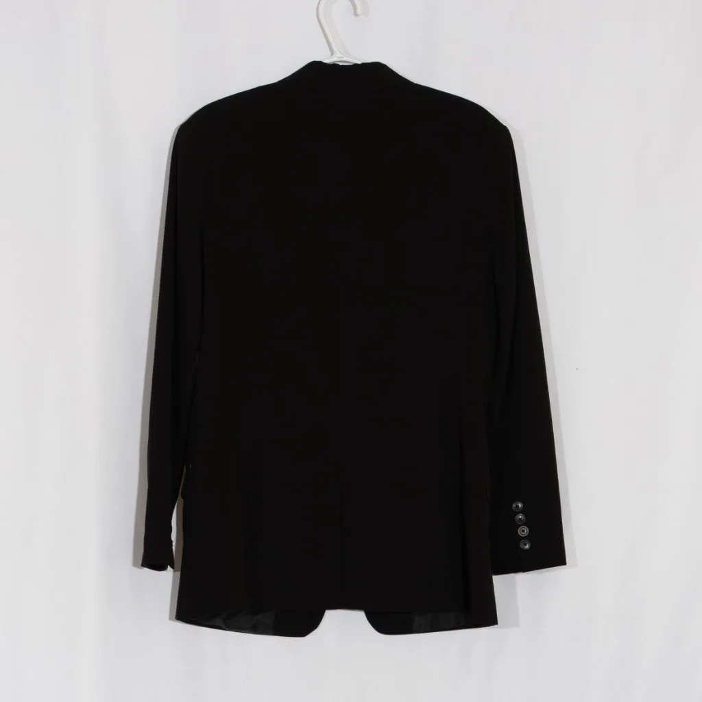 NORMA KAMALI Boyfriend Jacket in Black Size 12 - Image 8