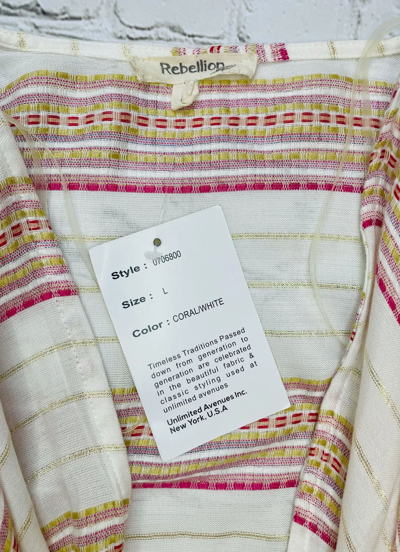 Rebellion Kimono Sleeve Beach Coverup NWT! - Image 10