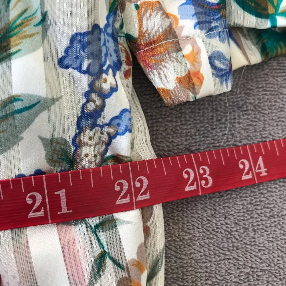 VTG Victorias Secret Gold Label Satin Sleep Night Shirt nightgown Floral - Image 8