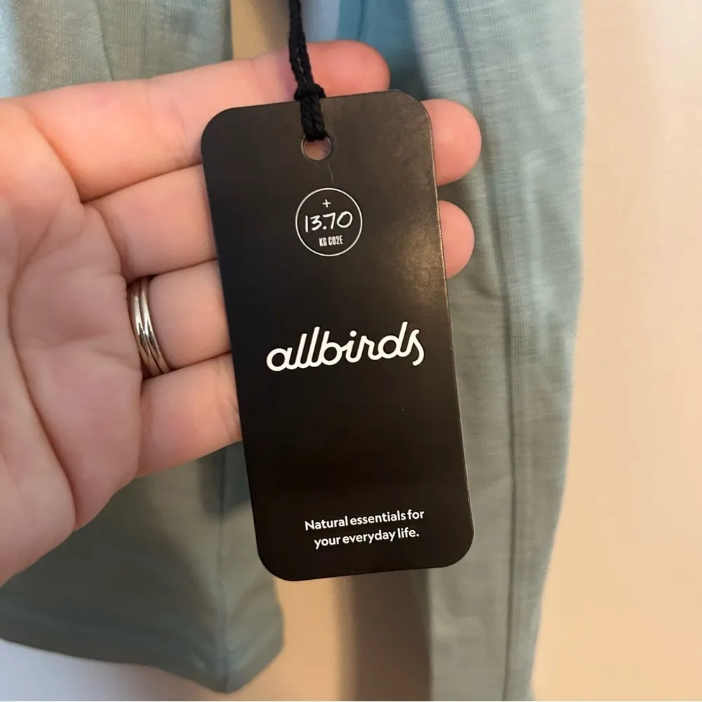 Allbirds Quarter Zip Pullover Natural Run Mid Layer Green Hush Athleisure Casual - Image 8