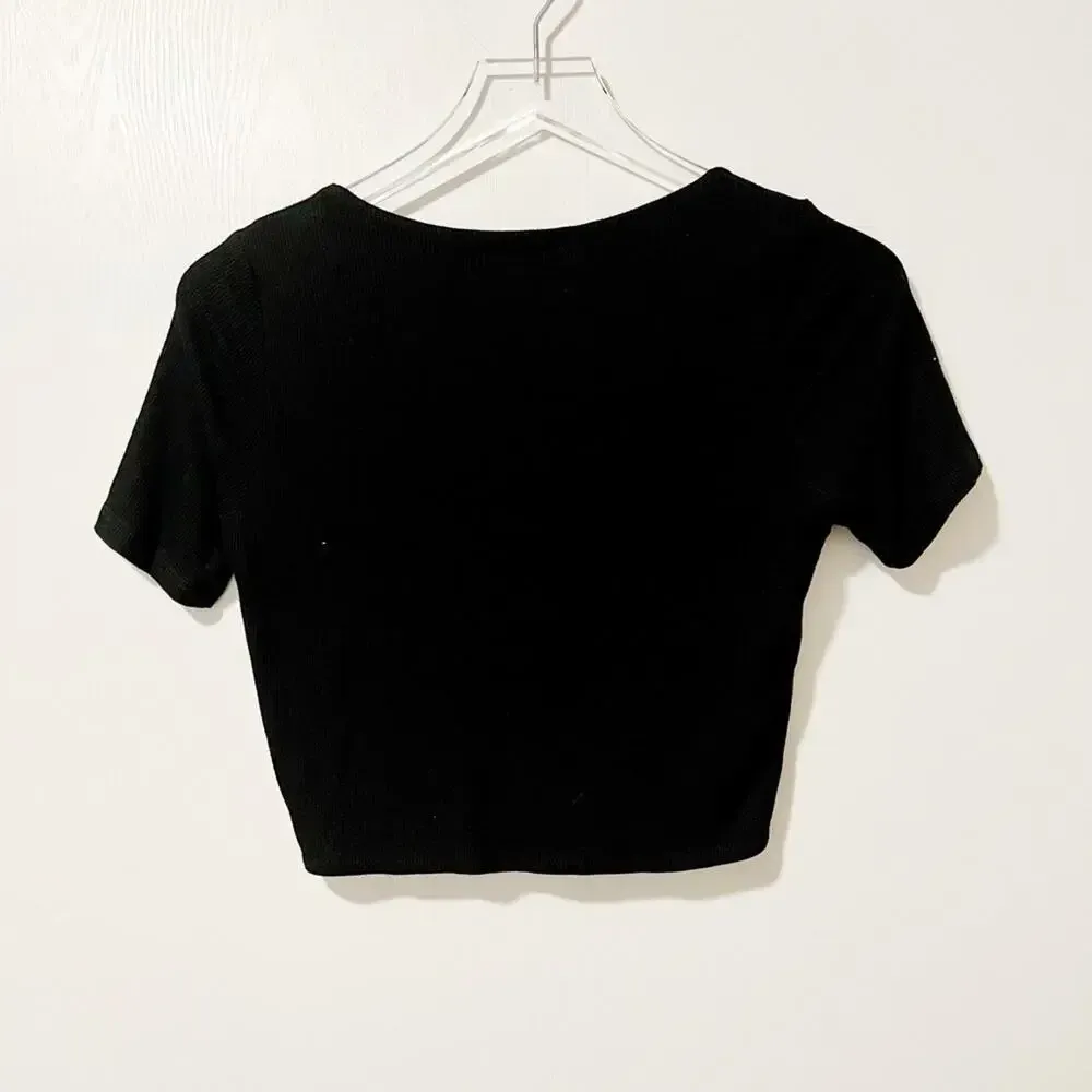 MICHAEL LAUREN Tyrone Crop‎ Top in Black size Medium - Image 3