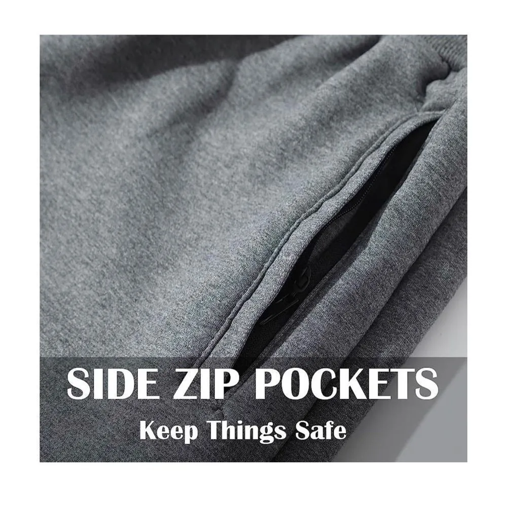 NEW Thermal Fleece Jogger Sherpa Lined Athletic Sweatpants 2X Pink - Image 3