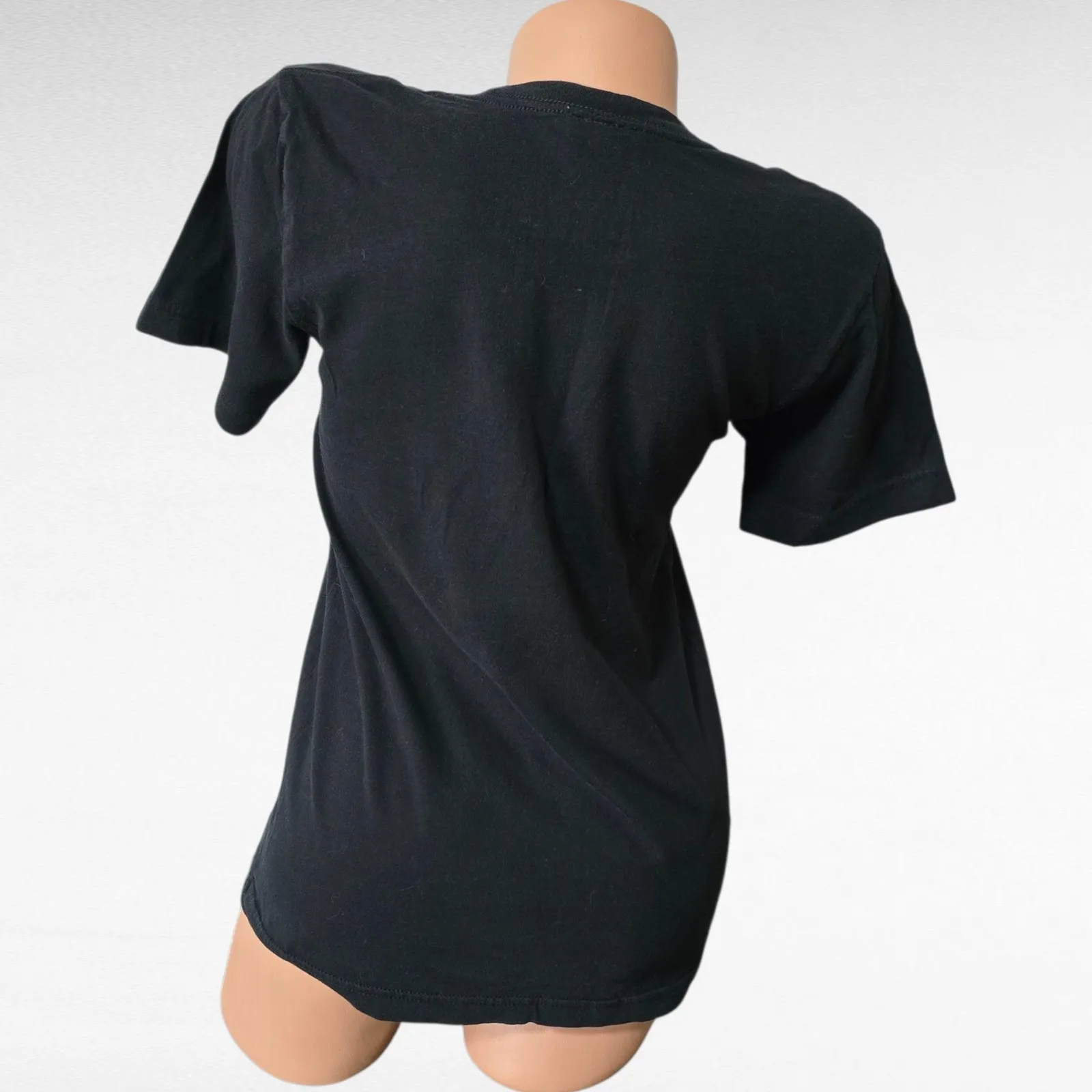 Thrasher Magazine Black T Shirt Flame Logo Skateboarding Womens - Image 5