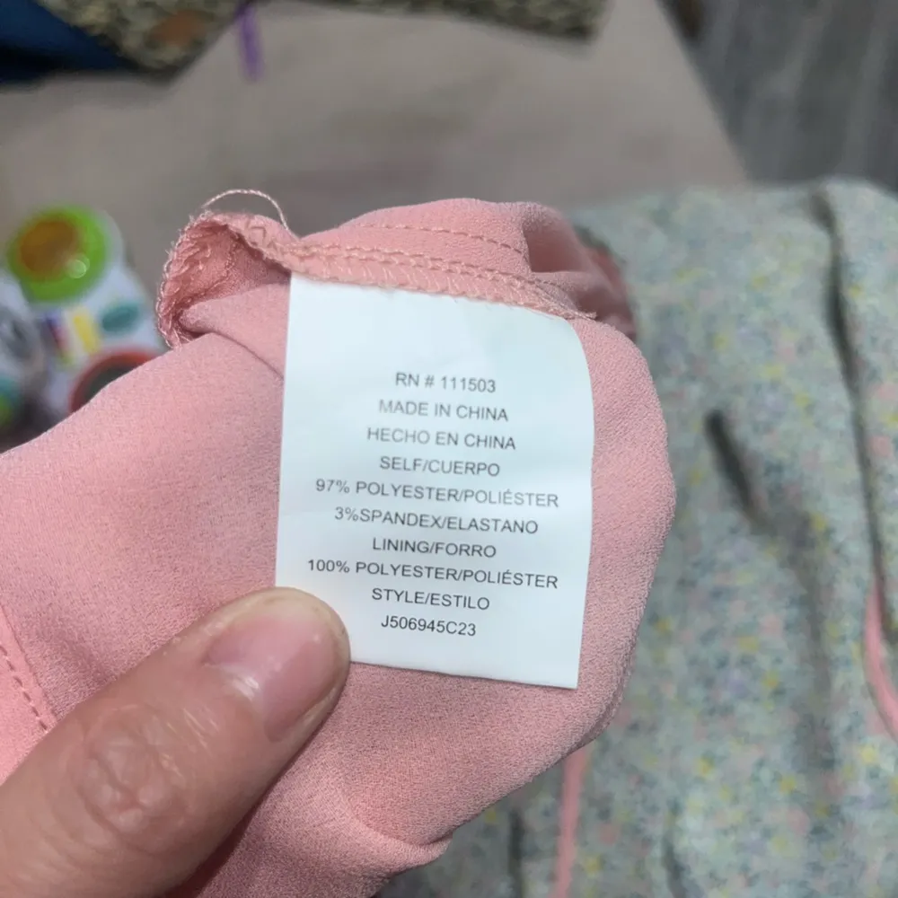 New June & Hudson Floral Spaghetti Strap Maxi Dress Women's Size Large - Image 8