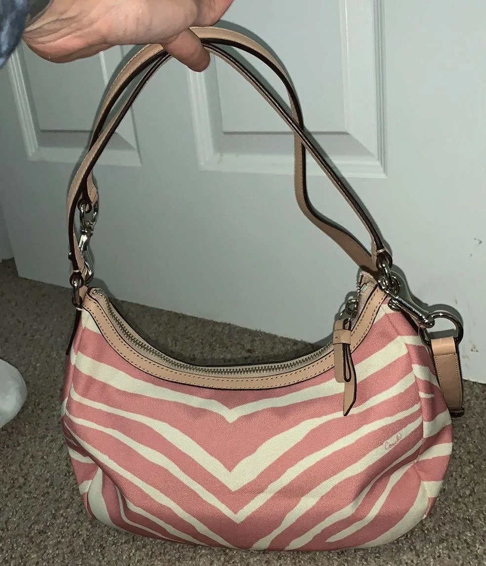 Coach Zebra Print Purse - Image 2