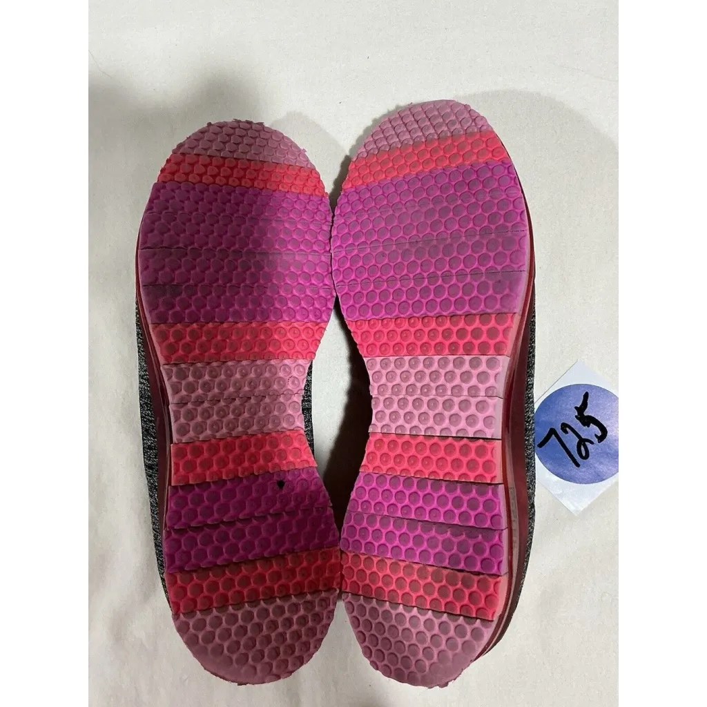 Woman’s Slip On Sketchers Goga Mat Quick Fit Flex Black & Pink 8 Sneaker Stk#725 - Image 7