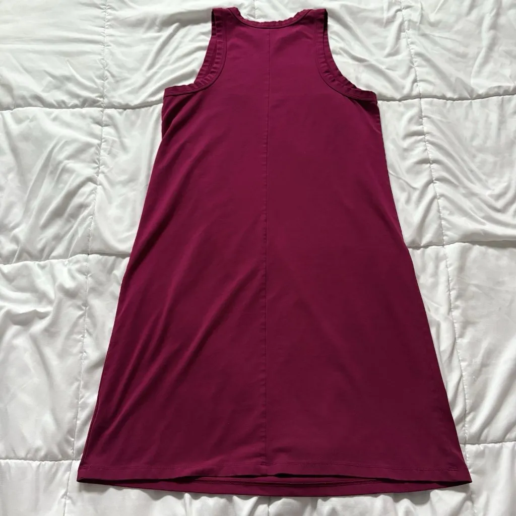 Womens Size XS Purple Tank Midi Dress Summer Beach Classic City Coquette Hippie - Image 7