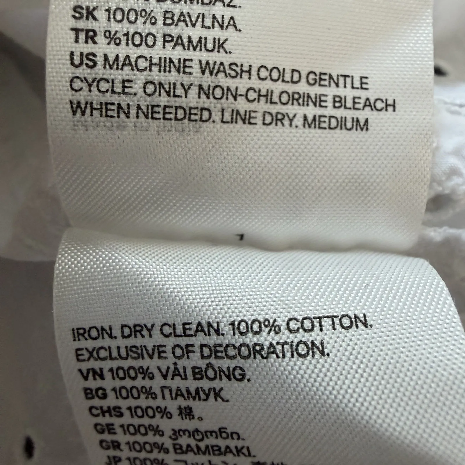 H&M Women's White Eyelet Cotton Tank Top Small Eyelet Lace Cami Romantic Boho - Image 11