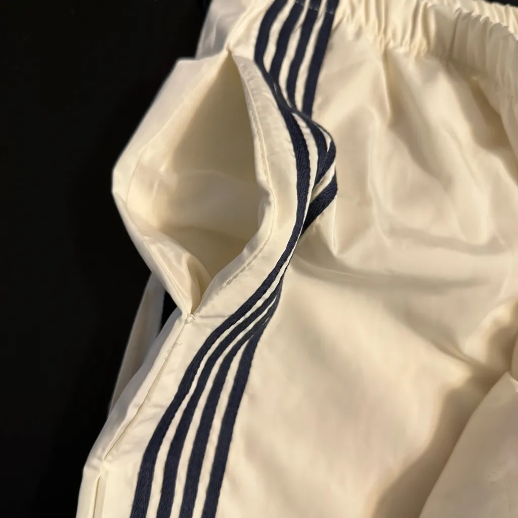 Edikted Cream Joggers with Black Stripe - Image 7