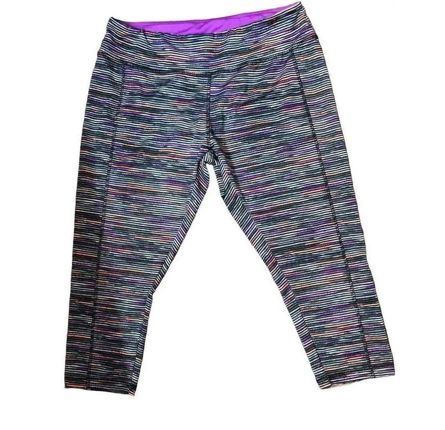 Ashley Blue space dye yoga capris Purple Size M - Image 10