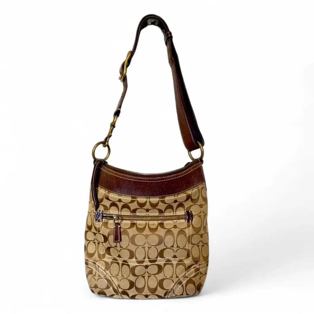 Vintage Coach Legacy Canvas 10403 Crossbody & Shoulder Bags Y2K - Image 2