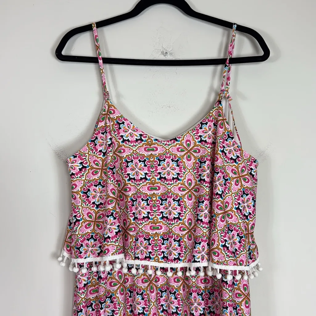 MAGIC‎ Colorful Bohemian Maxi Dress Size XL - Image 6