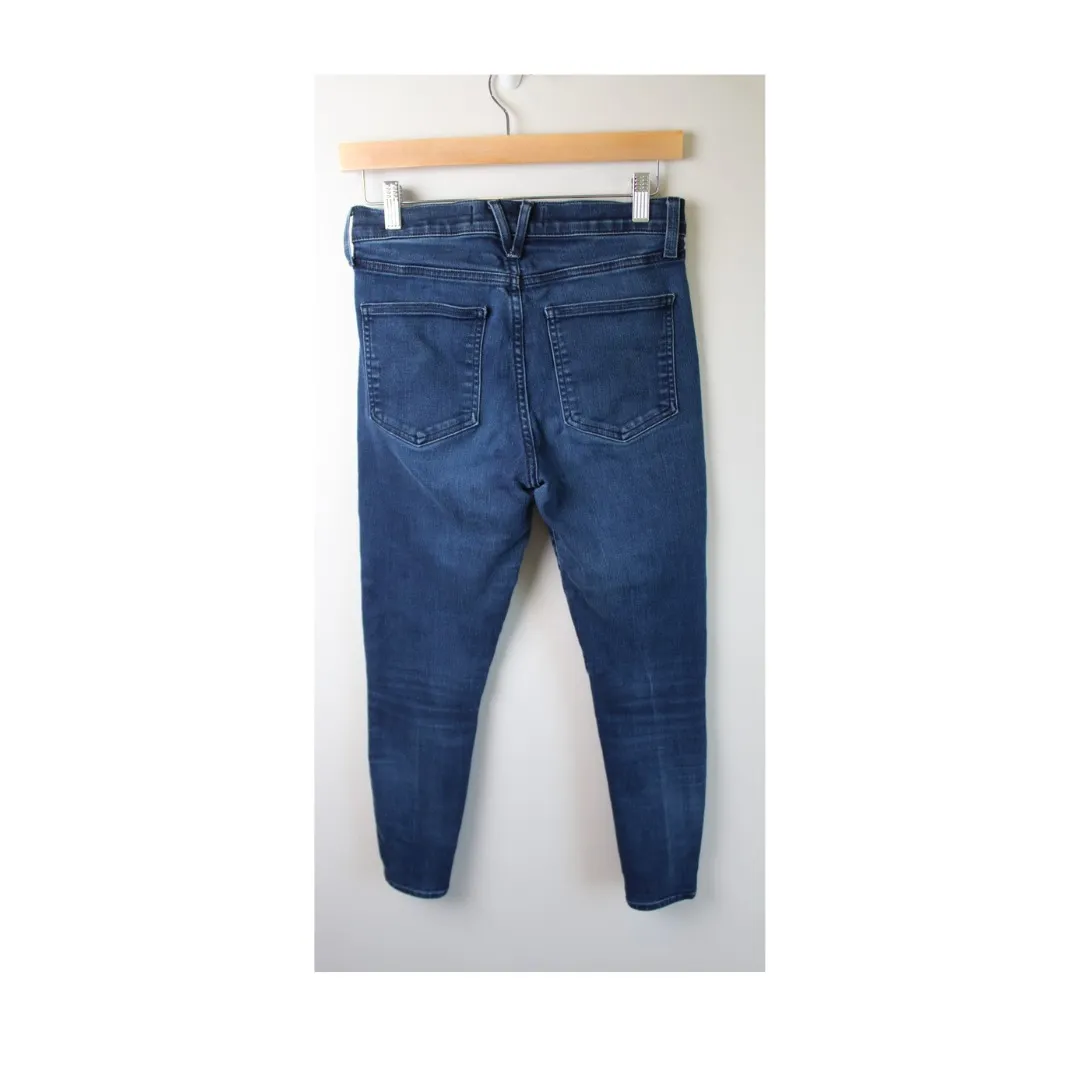 Veronica Beard Jeans Womens 28 Debbie Ankle Skinny High Rise Bright Blue Stretch - Image 2