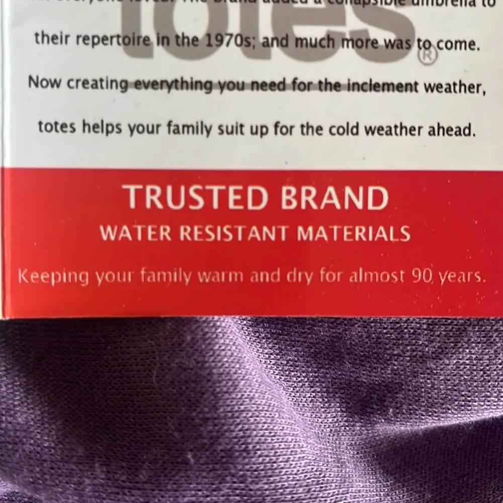 New! Totes water resistant jacket Purple Size 2X - Image 12