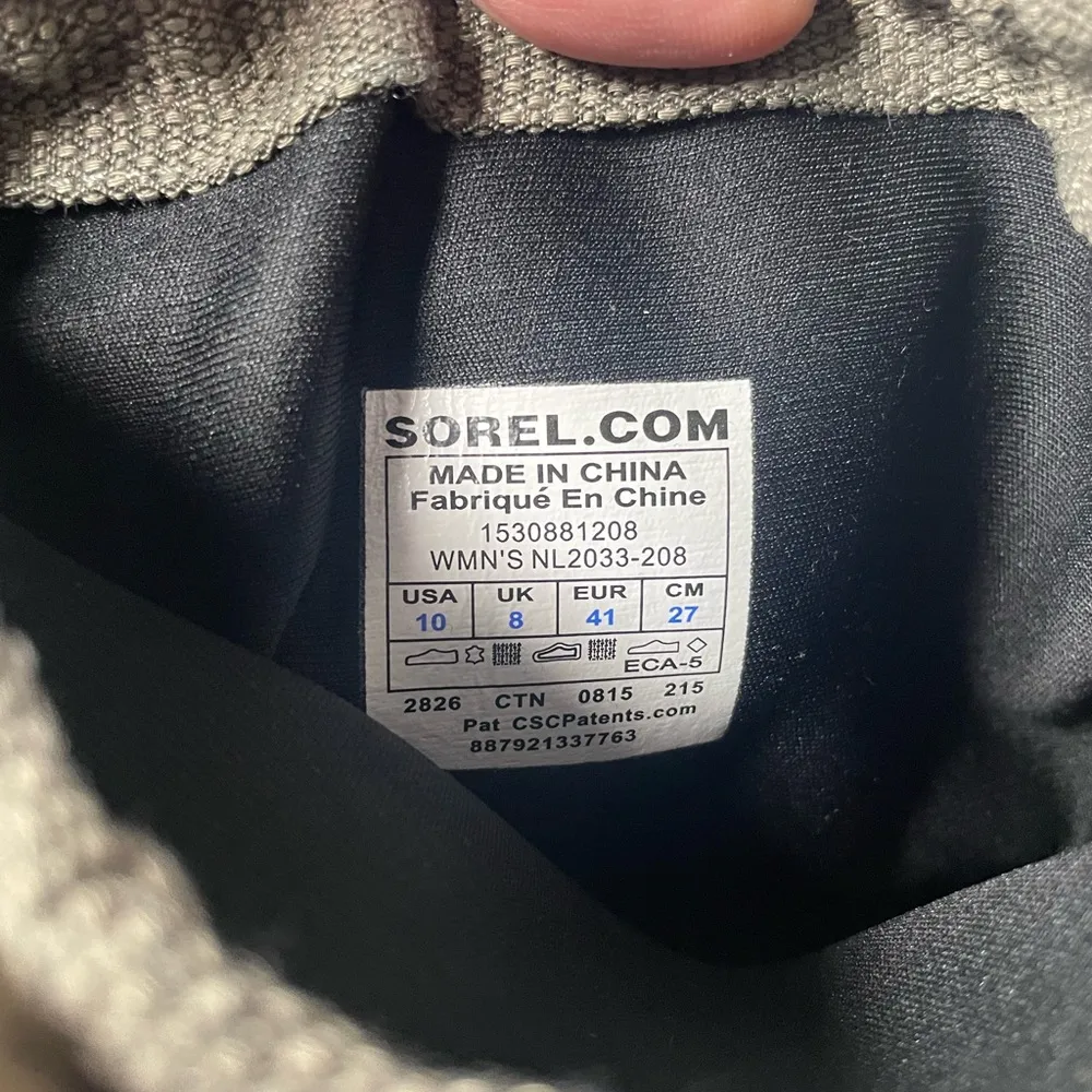 Sorel Conquest Carly Il WP Winter Duck Boots Brown Tan Size 10 - Image 9