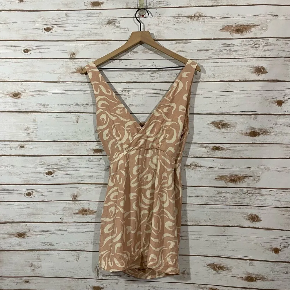 Amuse Society Regatta Woven Mini Wrap Dress - Coral Sands - Small - Image 16