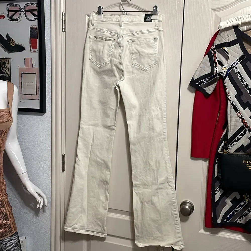 C/E by Current Elliot Bentonite High Rise Flare Jeans - Image 3