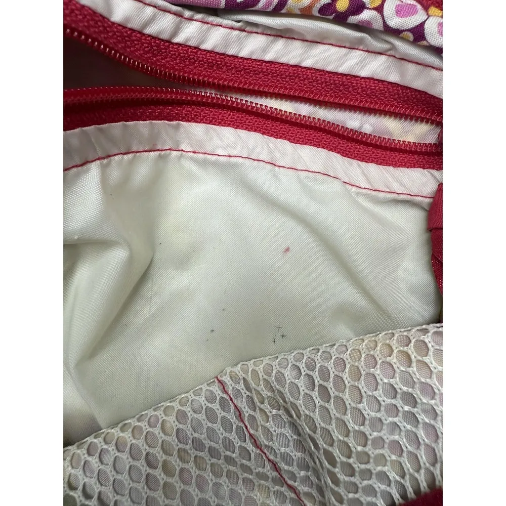 Vera Bradley Cosmetic Bag Womens Small Quilted Floral Paisley Travel Case Organi - Image 7