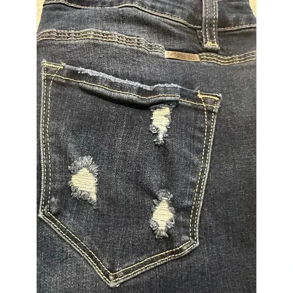 Kancan women’s jeans estillo skinny stretch button fly Blue Size 30 - Image 8
