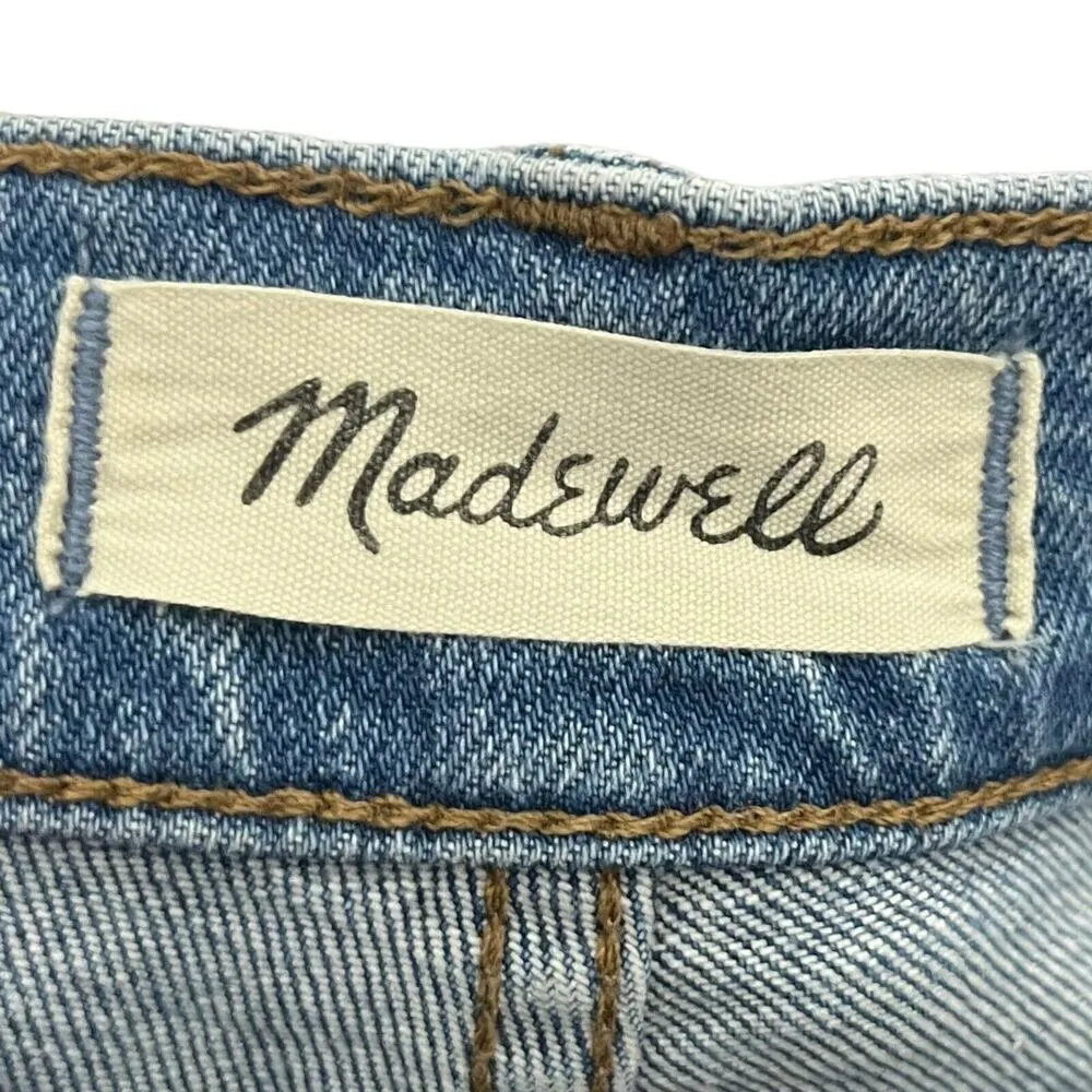 Madewell The Perfect Vintage Jean Denman Wash Size 26 Distressed Cropped - Image 8