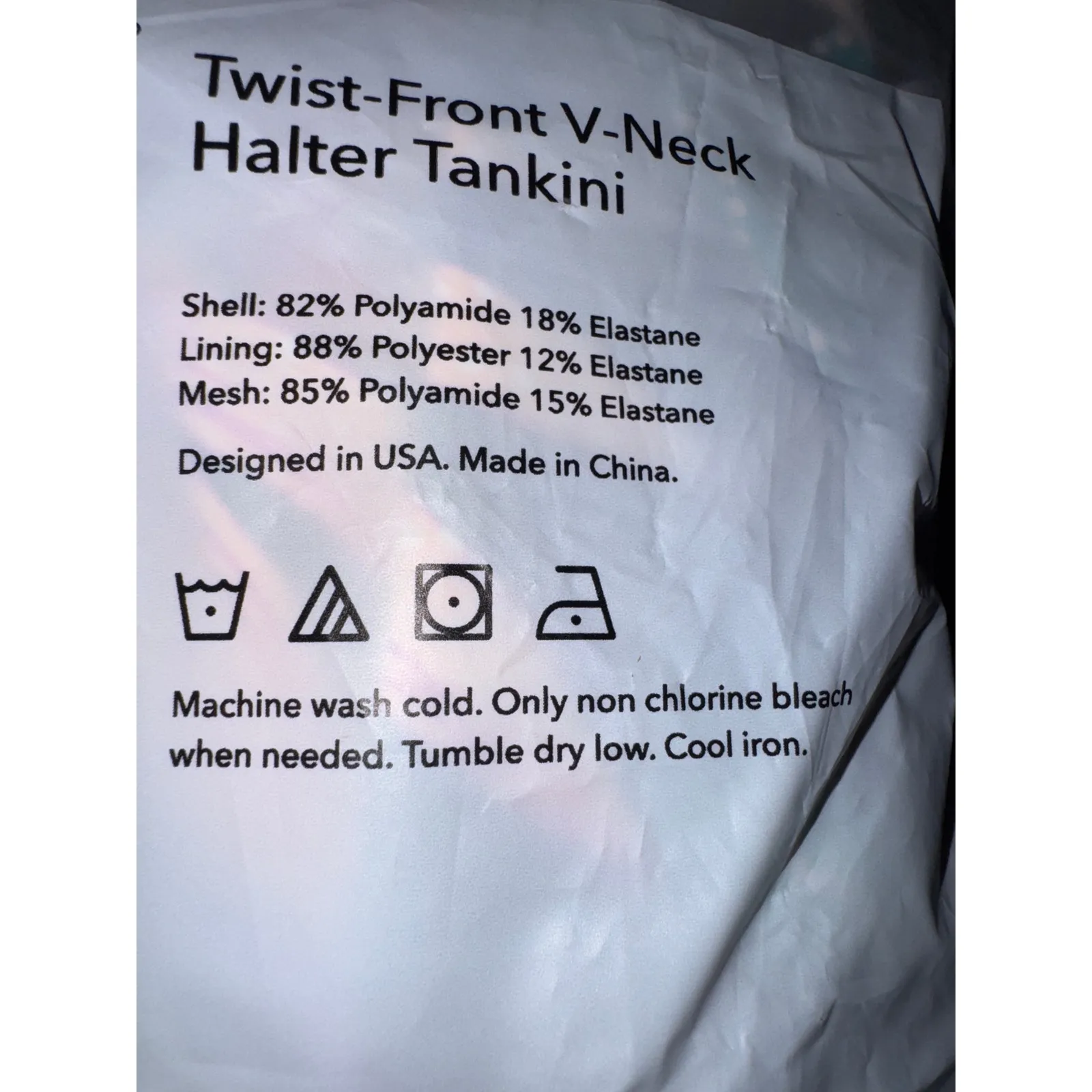 Brand New Shapermint Essentials Womens Size 3XL Tropical Halter Tankini Swimwear Size M - Image 6