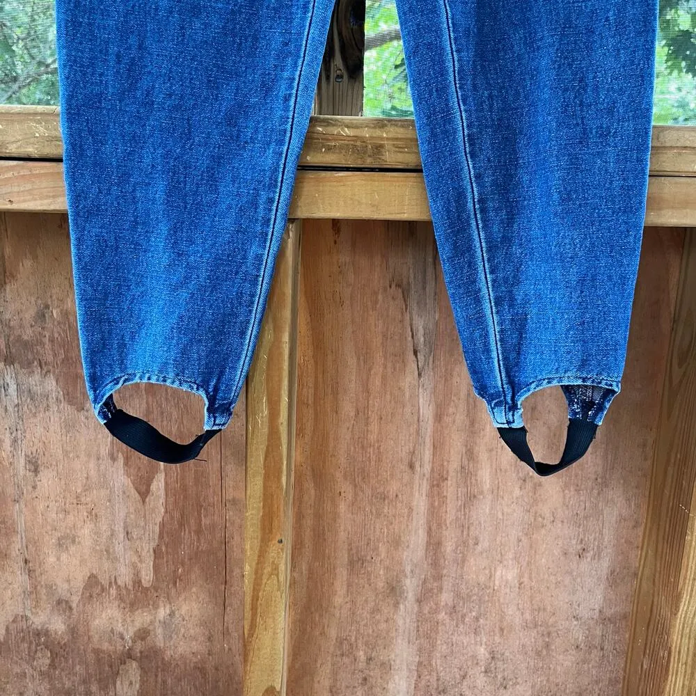 Guess Jeans Women's Vintage 80's Era Stirrup Jeans Size 30 (25" Waist) - Image 5