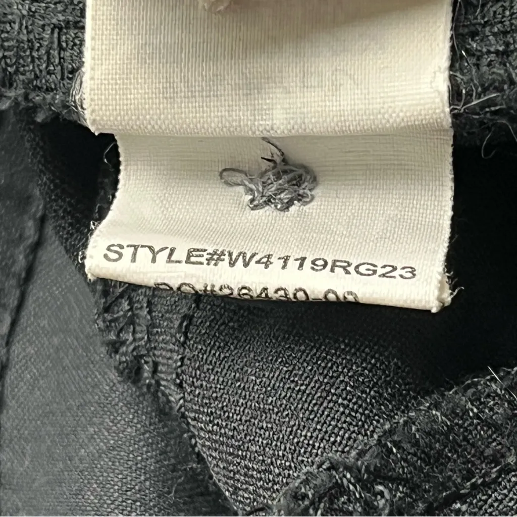 PrAna Women's Halle Pant Straight Size 12 W4119RG23 Coal Black Grey Gray Roll Up - Image 4