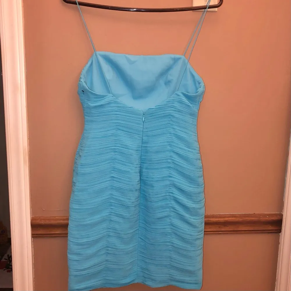 Free People X Fame and Partners Damita Ruched Mini Dress‎ Blue Size 2 - Image 4