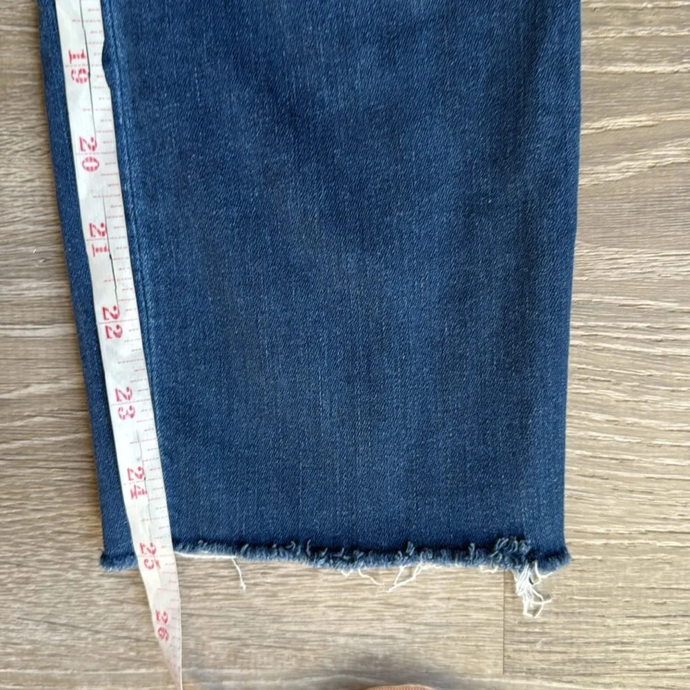 FRANK & EILEEN Wicklow Italian Jeans Raw Hem 1977 Blue Denim Wash 2 - Image 10
