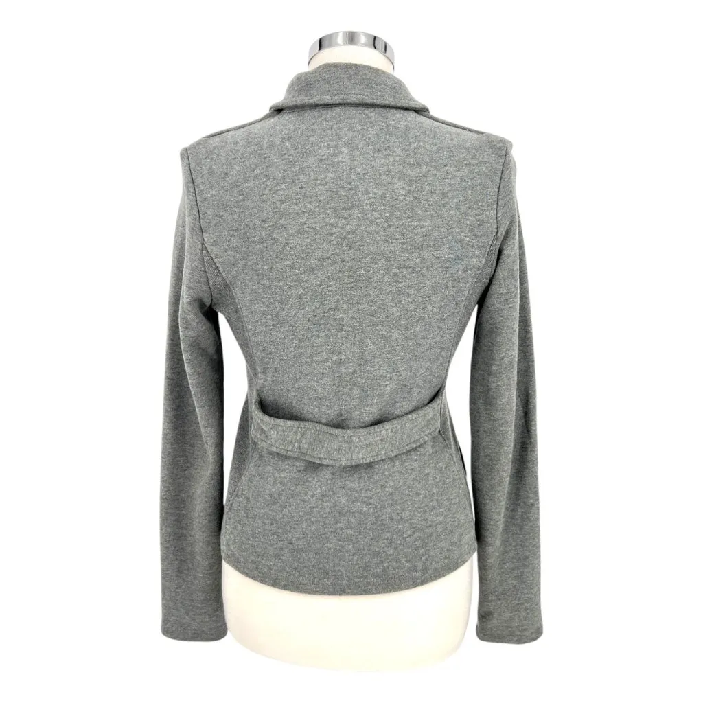 James Perse Brushed Jersey Double Breasted Blazer Gray Size Medium 2 - Image 9