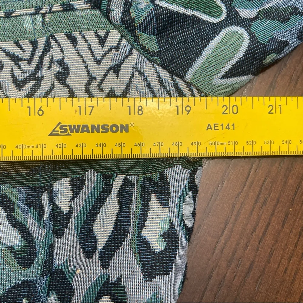 Vintage Alex Kim blue animal print Tapestry Jacket size PS - Image 7