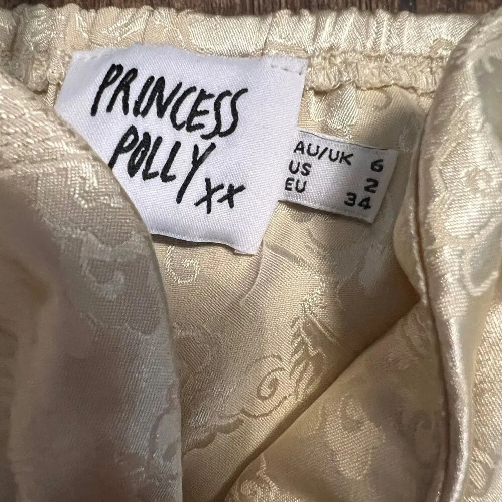 Princess Polly champagne pop jacquard dress - Image 2