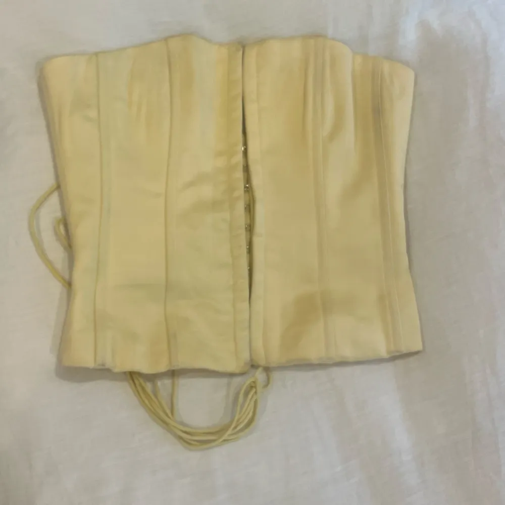 Danielle Guizio Corset in Cream Yellow Size XS - Image 3