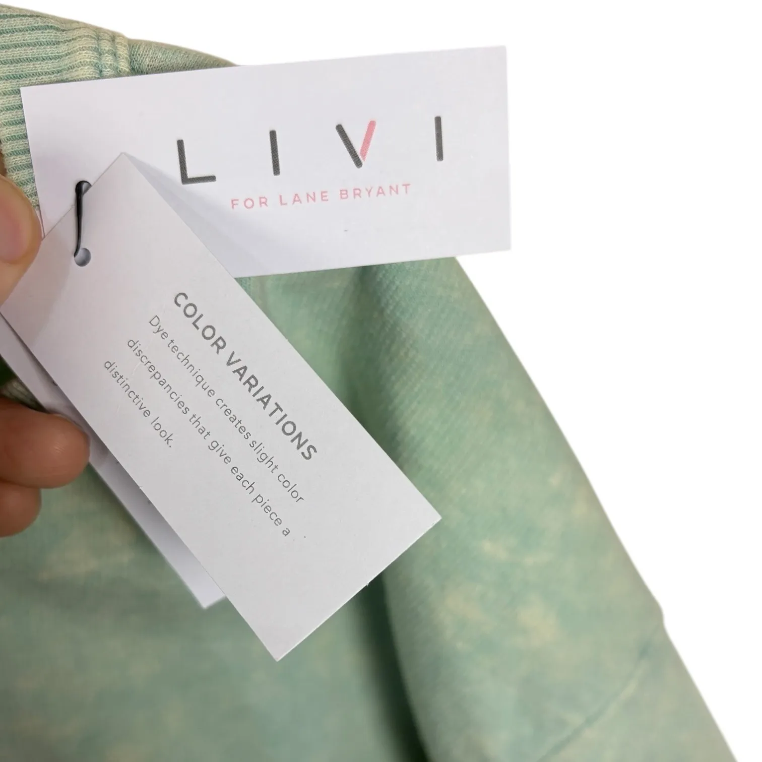 NWT LIVI Lane Bryant Crop Boatneck Ruched - Image 7