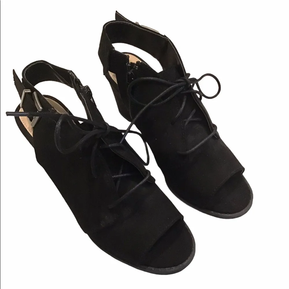 SO Podcast Wedge Ankle Boots, Sz 6.5 - Image 5