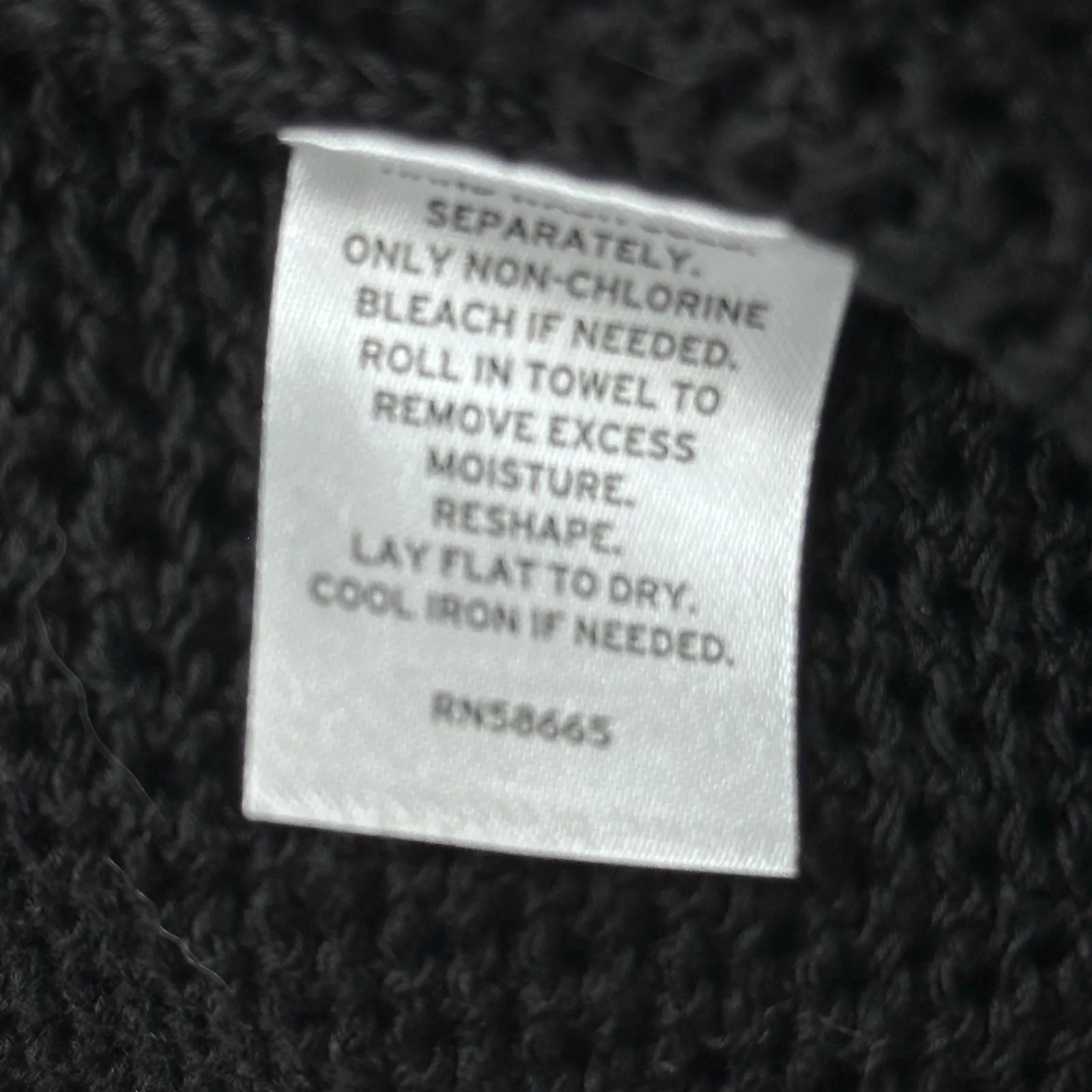 Nordstrom Cardigan Womens Plus Size 3XL Beach Open Front Open Knit Sweater Black - Image 5