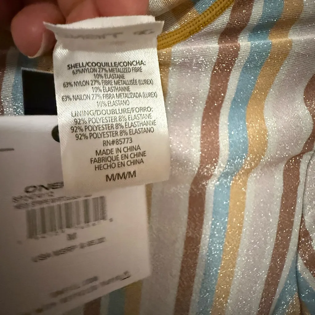 O'Neill Shimmering Striped Bodysuit - Image 9