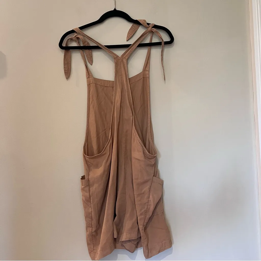 Aerie Tan Short Overalls NWT - Image 4