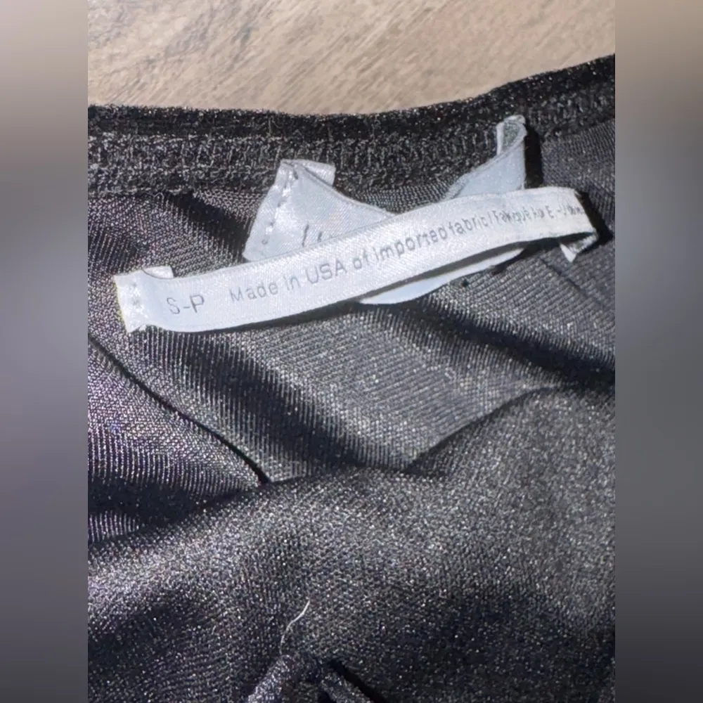 URBAN Black velvet mini dress - Image 6