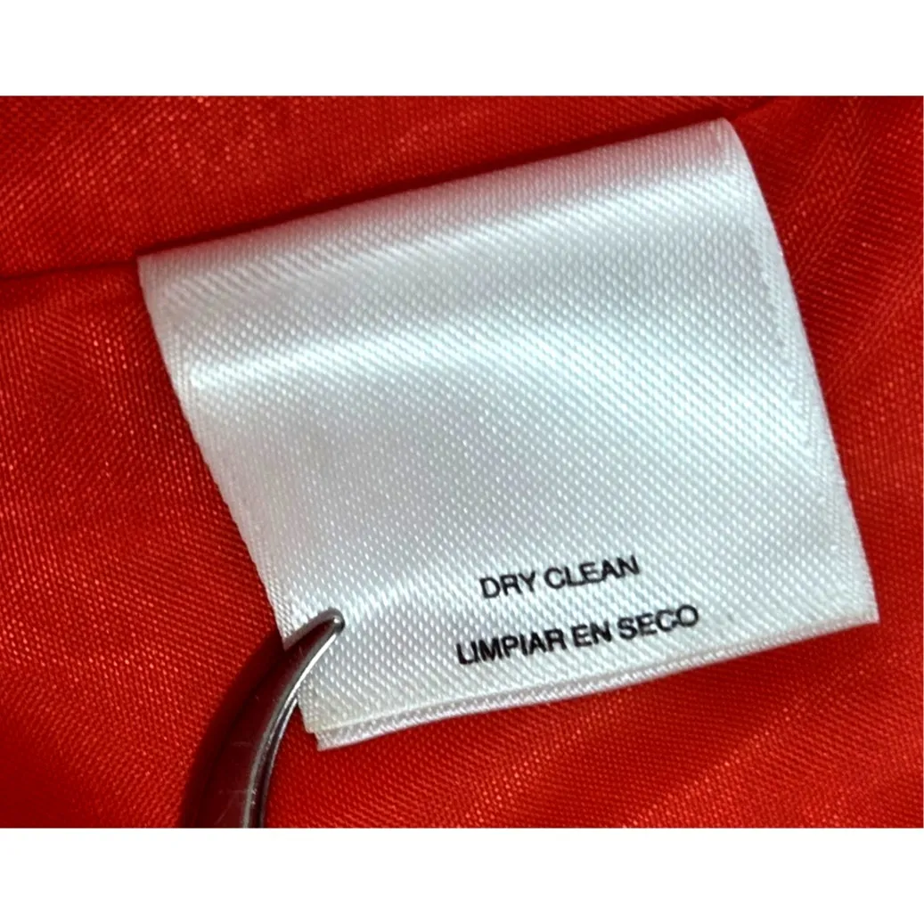 Jones Studio Open Front Kerchief Cut Satin Lined Blazer Size 14 Vintage - Image 6