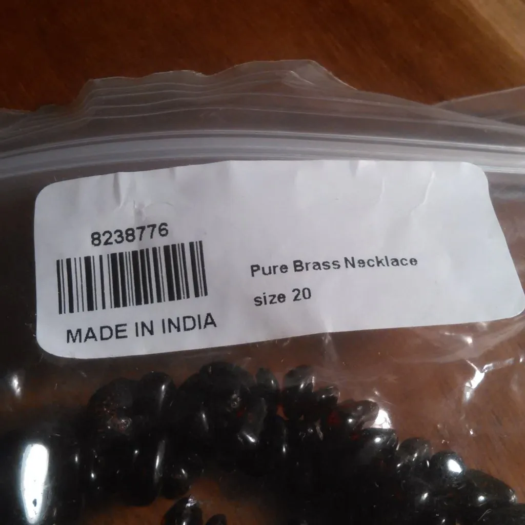 Mozambique Garnet Chips Platinum Bond Necklace (20 Inch) - Image 12