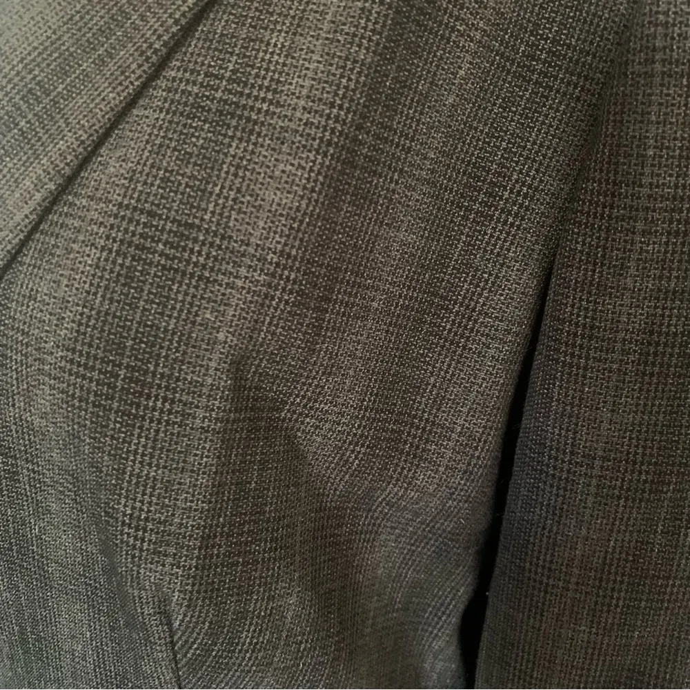 Laundry by Shelli Segal Dark Gray Plaid Blazer Size 12 - Image 7