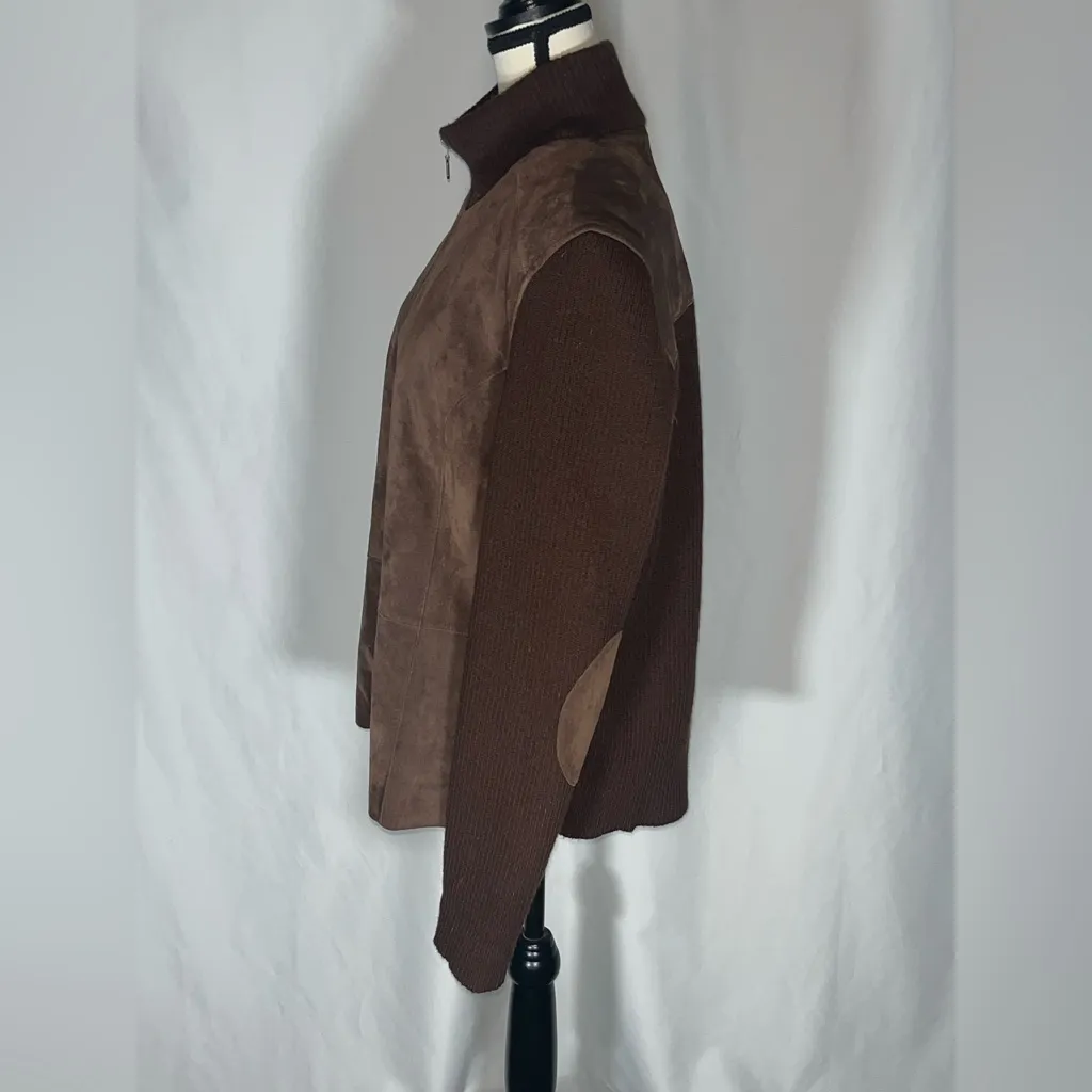 Covington Leather And Wool Coat - Image 6