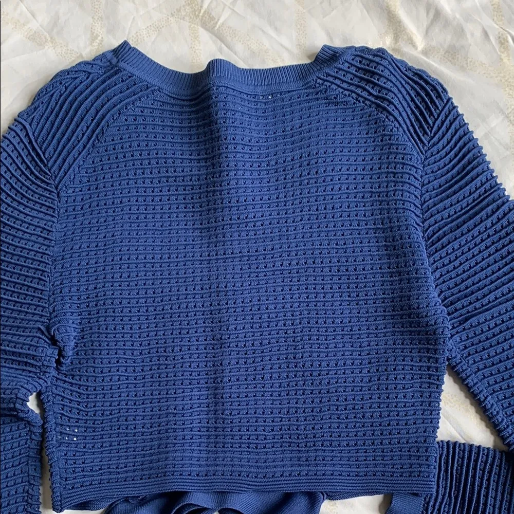 Bebe  Knit Cropped Sweater - Image 3