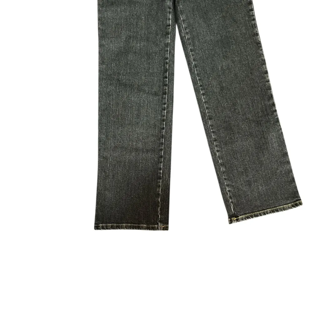 ba&sh Django High Rise Wide Leg Jeans Blackstone Patch Pocket Retro NWT 25 - Image 6