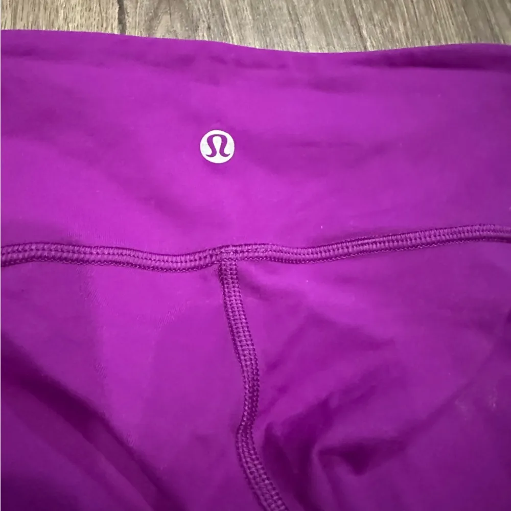 Lululemon Womens Wunder Under Crop III Tender Violet Purple 4 Leggings Yoga Pant - Image 9