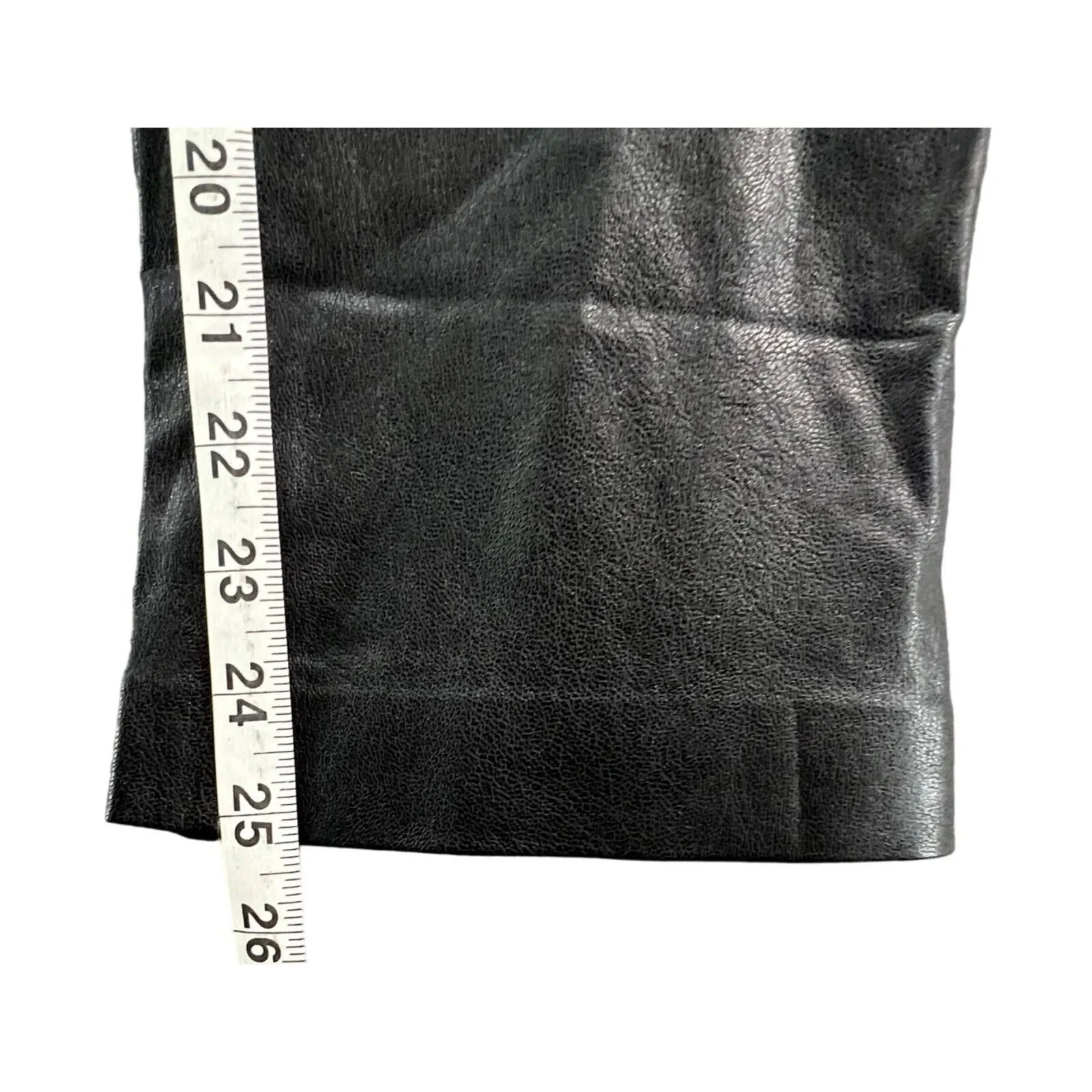Commando Pants S Black Faux Leather 7/8 Trouser Stretch Crop Modern Versatile - Image 10