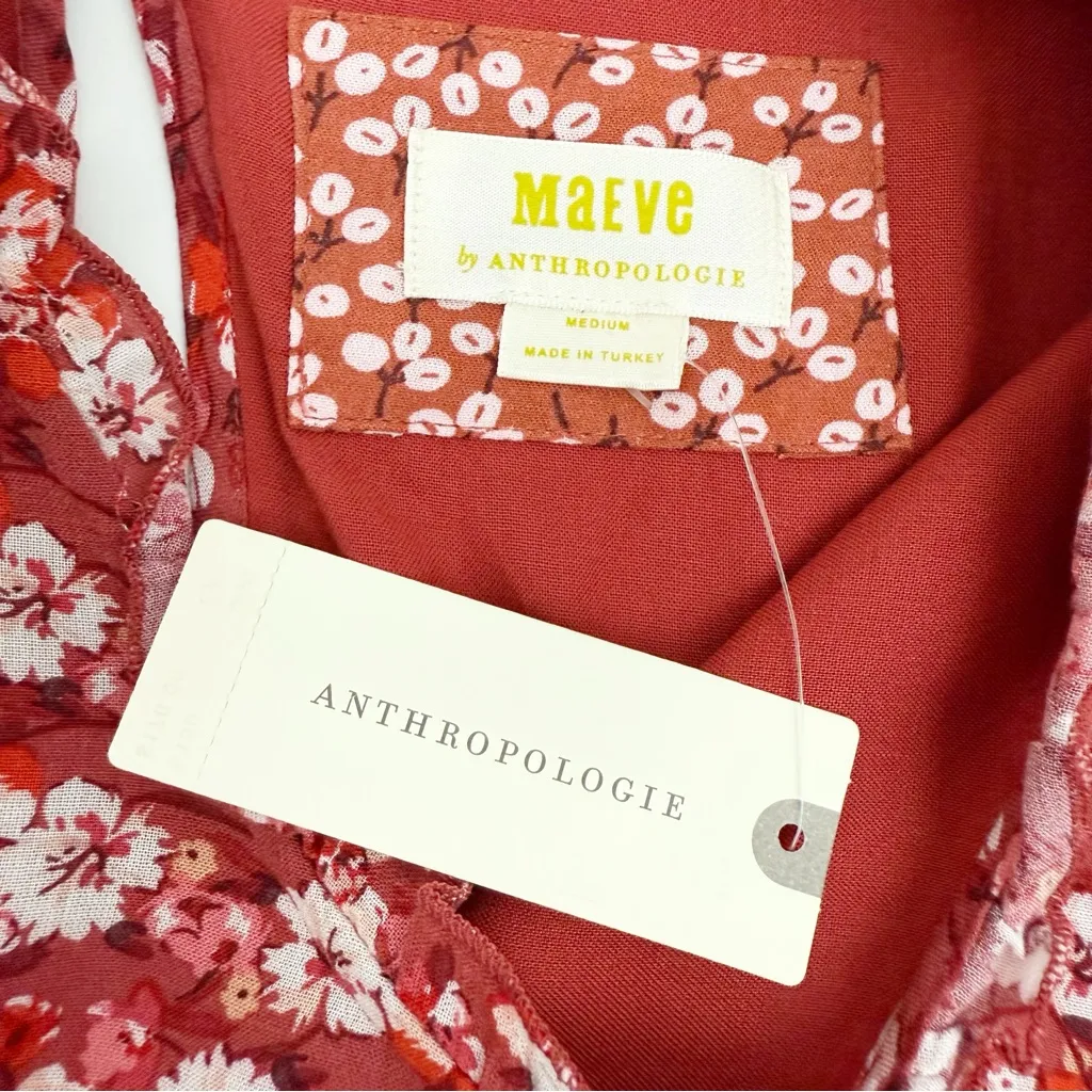 Maeve X Anthropologie Esther Floral Tiered Patchwork Dress - Image 14