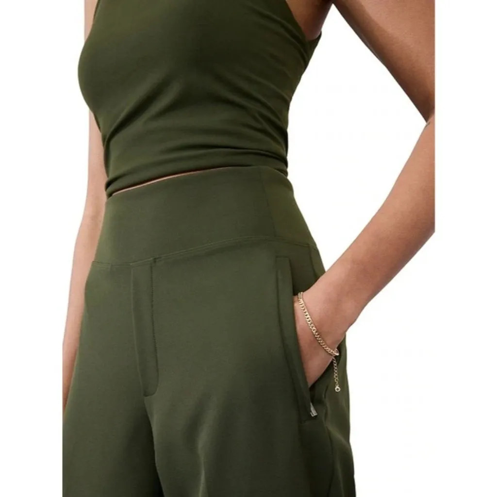 New Athleta 0 Endless Pant Aspen Olive Green Size 0 Regular - Image 2