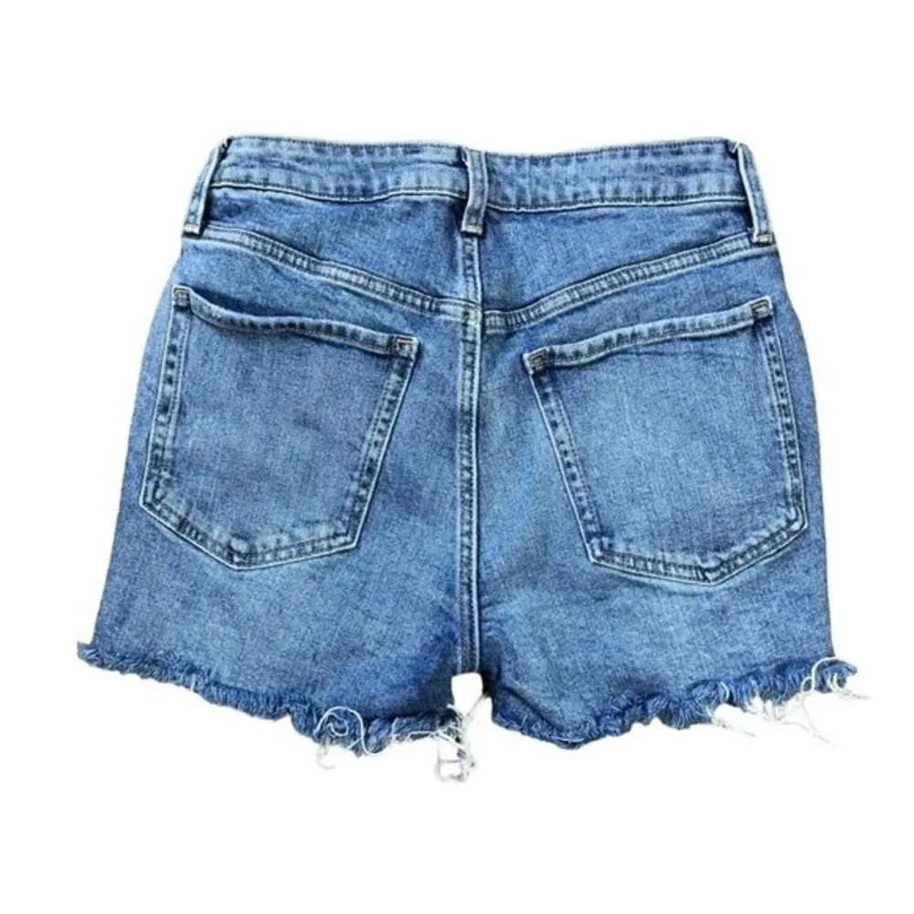 Old Navy OG High Rise Distressed Denim Shorts - Image 2